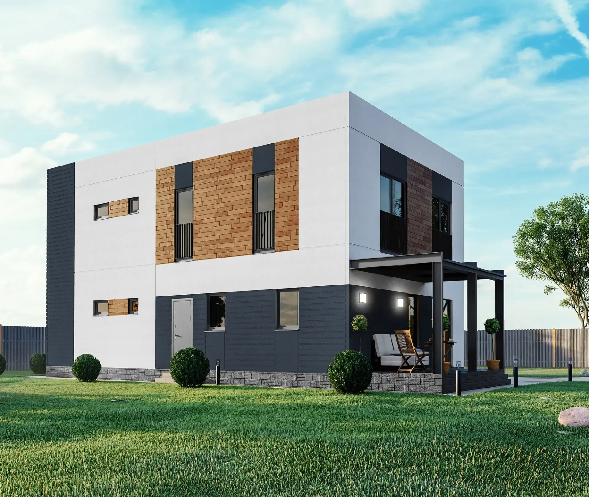 Типовой проект коттеджа 4 в поселке Омалькульма-Аннино изображение 3