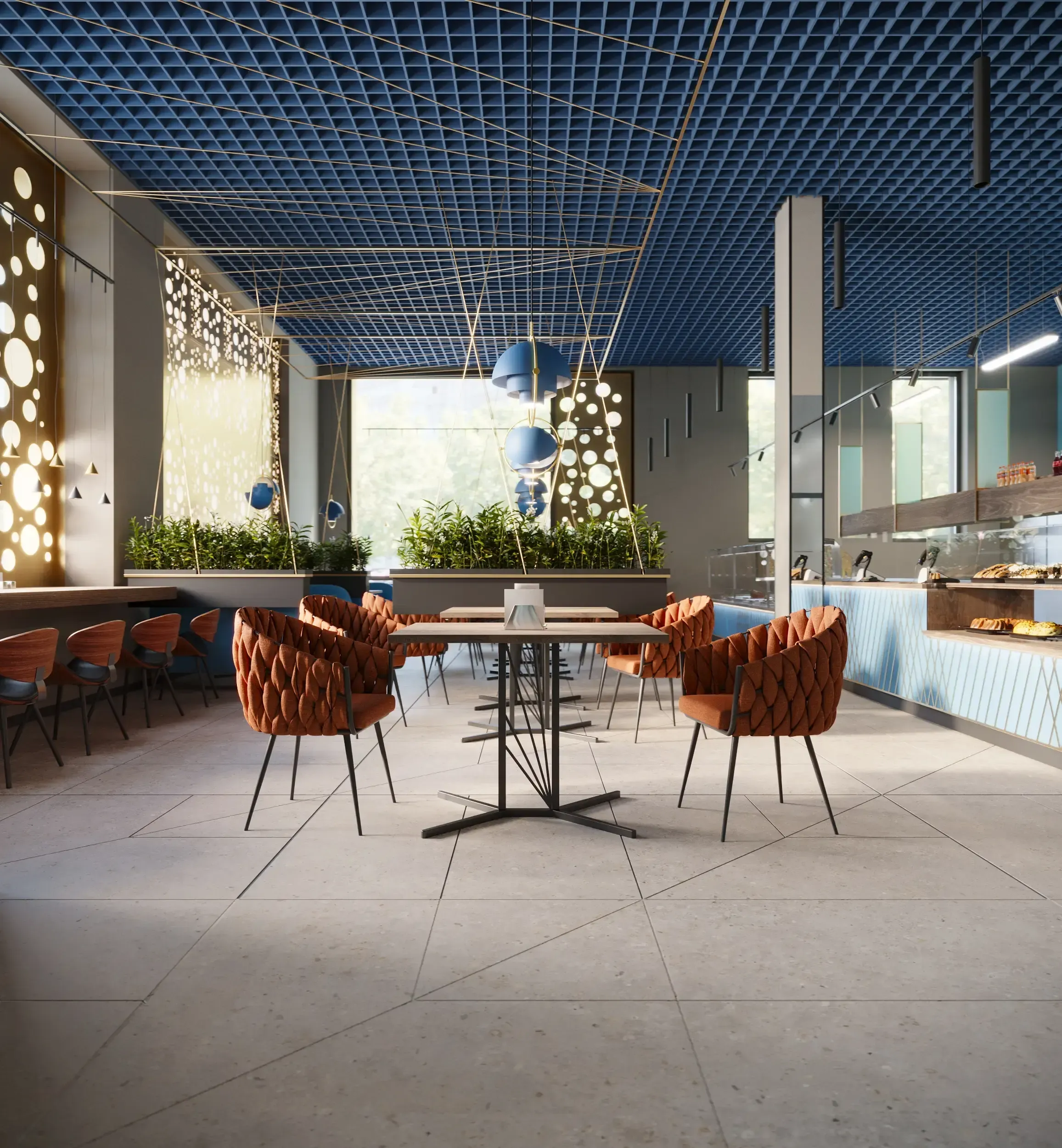 Реконструкция производственного здания в многофункциональный объект, интерьеры изображение 4