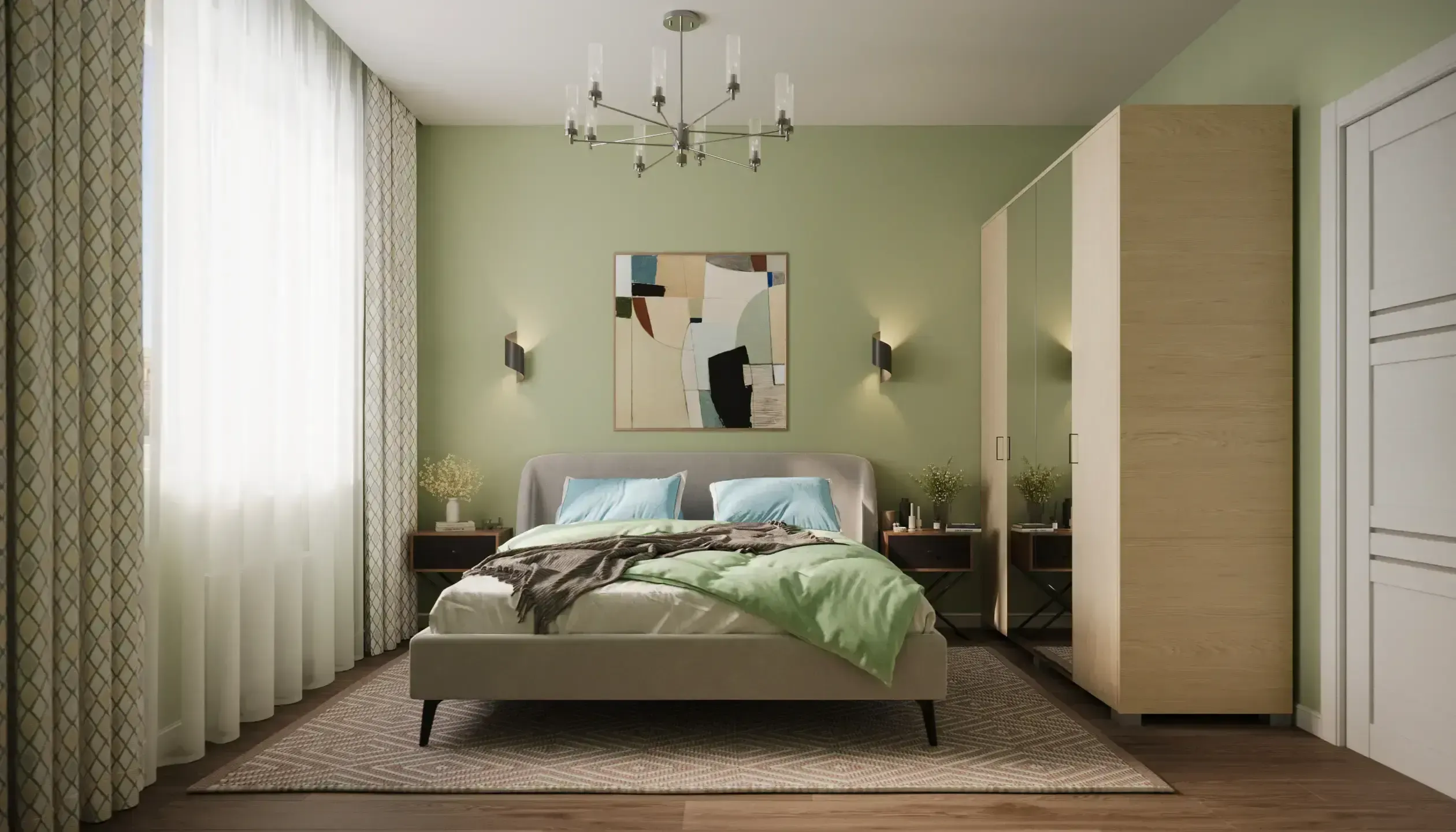 Дизайн интерьера двухкомнатной квартиры, Тюмень изображение 1