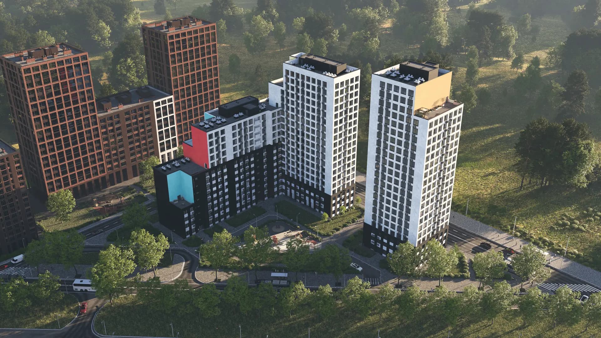Эскизный проект ЖК Амград, 3 и 4 этап, Самара